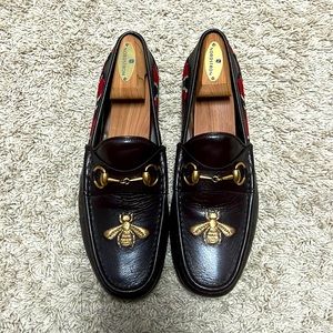 Gucci Bee and snake loafer